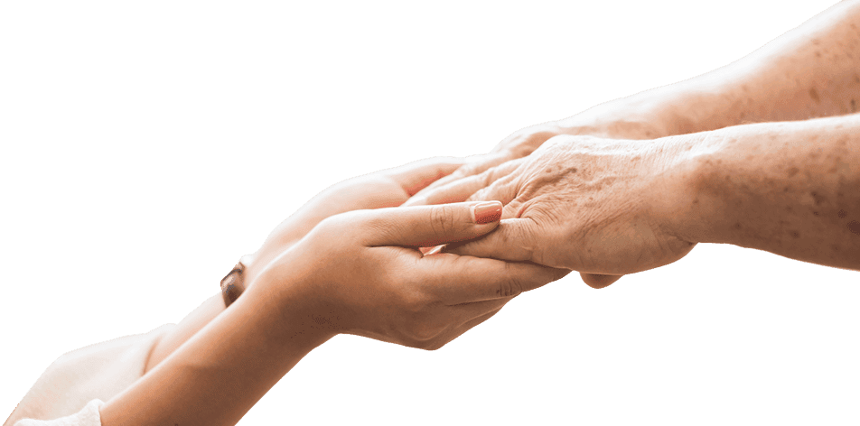 
                        Sich greifende Hände